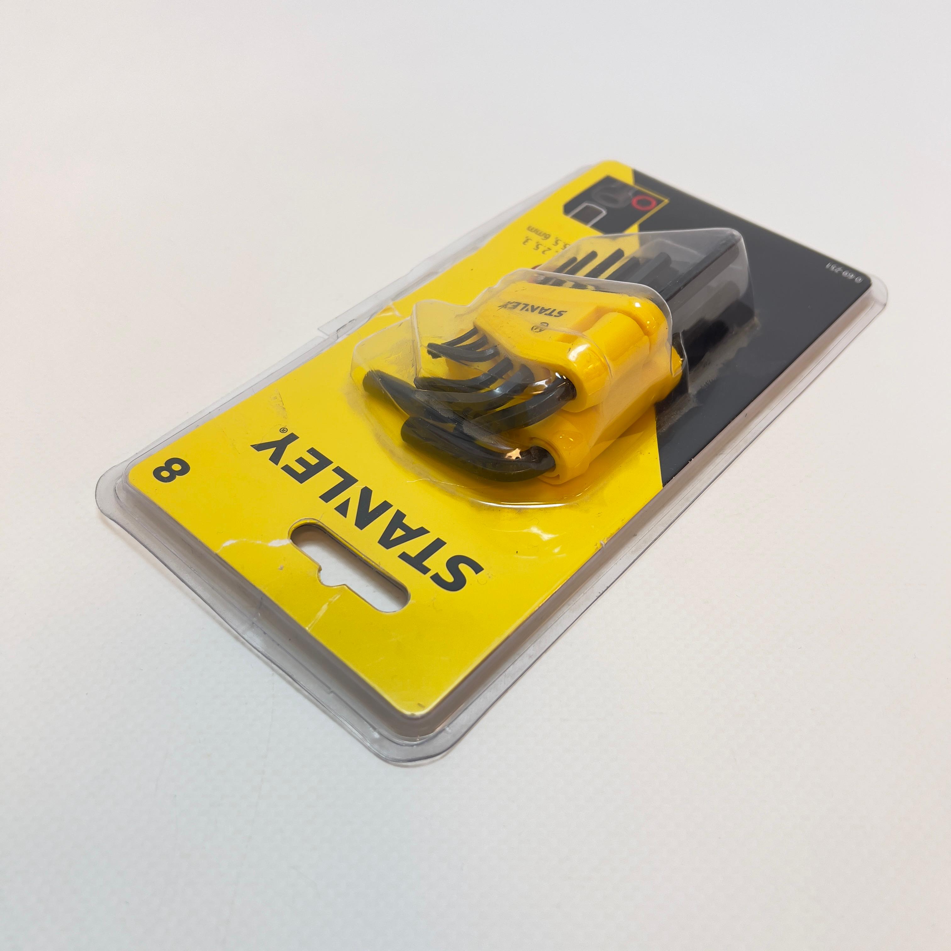 Temiz Stanley ST069251 8 Parça Alyan Anahtar Takımı